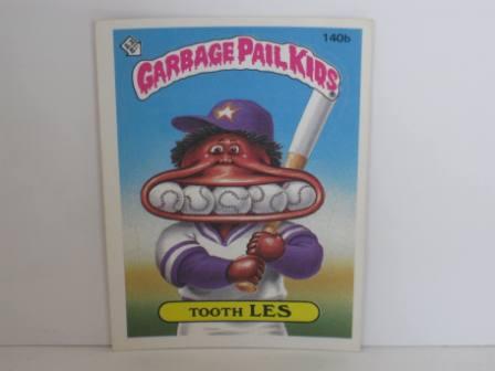 140b Tooth LES 1986 Topps Garbage Pail Kids Card